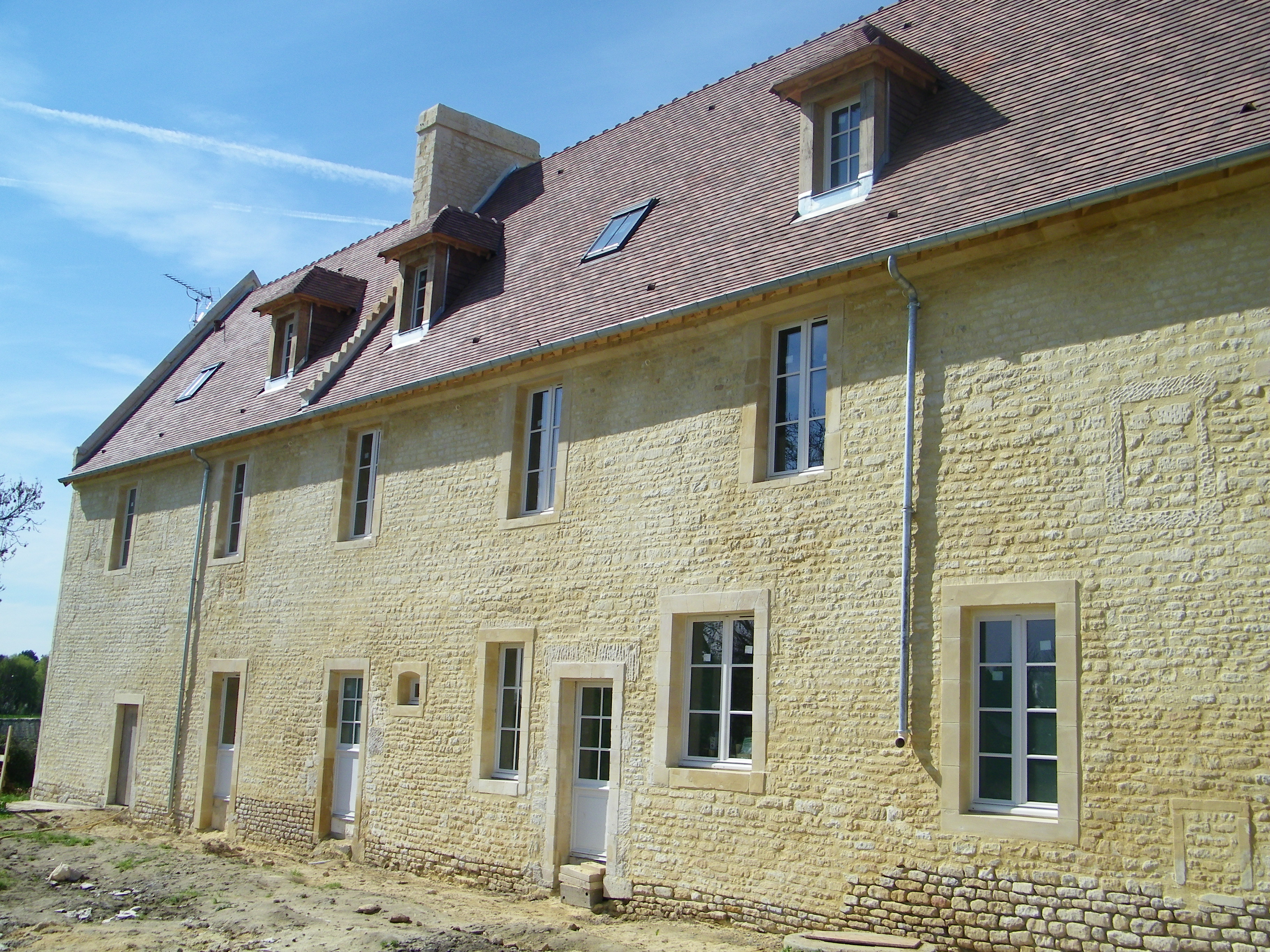 Réhabillitation de maison ancienne dans le Rhône