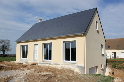 Ravalement de façade, enduit dans le Rhône